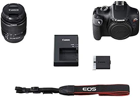 Canon EOS Rebel T100 DSLR Camera Bundle - 18-55mm Lens + 18pc Accessory Kit
