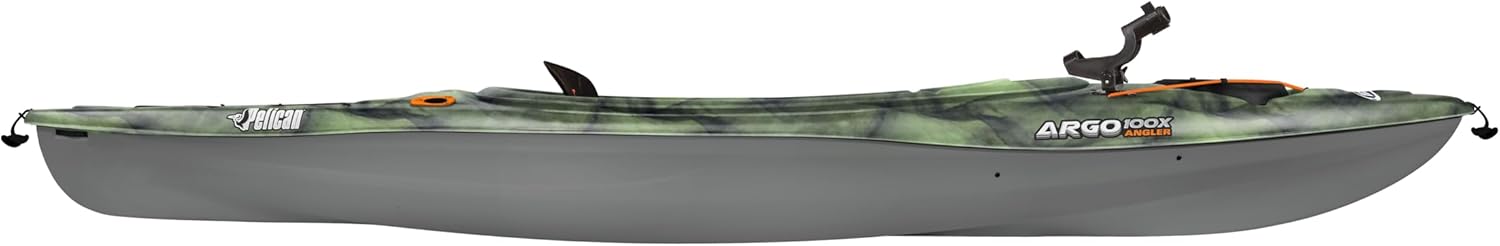 Fishing Kayak Vapor Black Lime - Lightweight Stable - Ergoform™ Padded seat - 10 ft