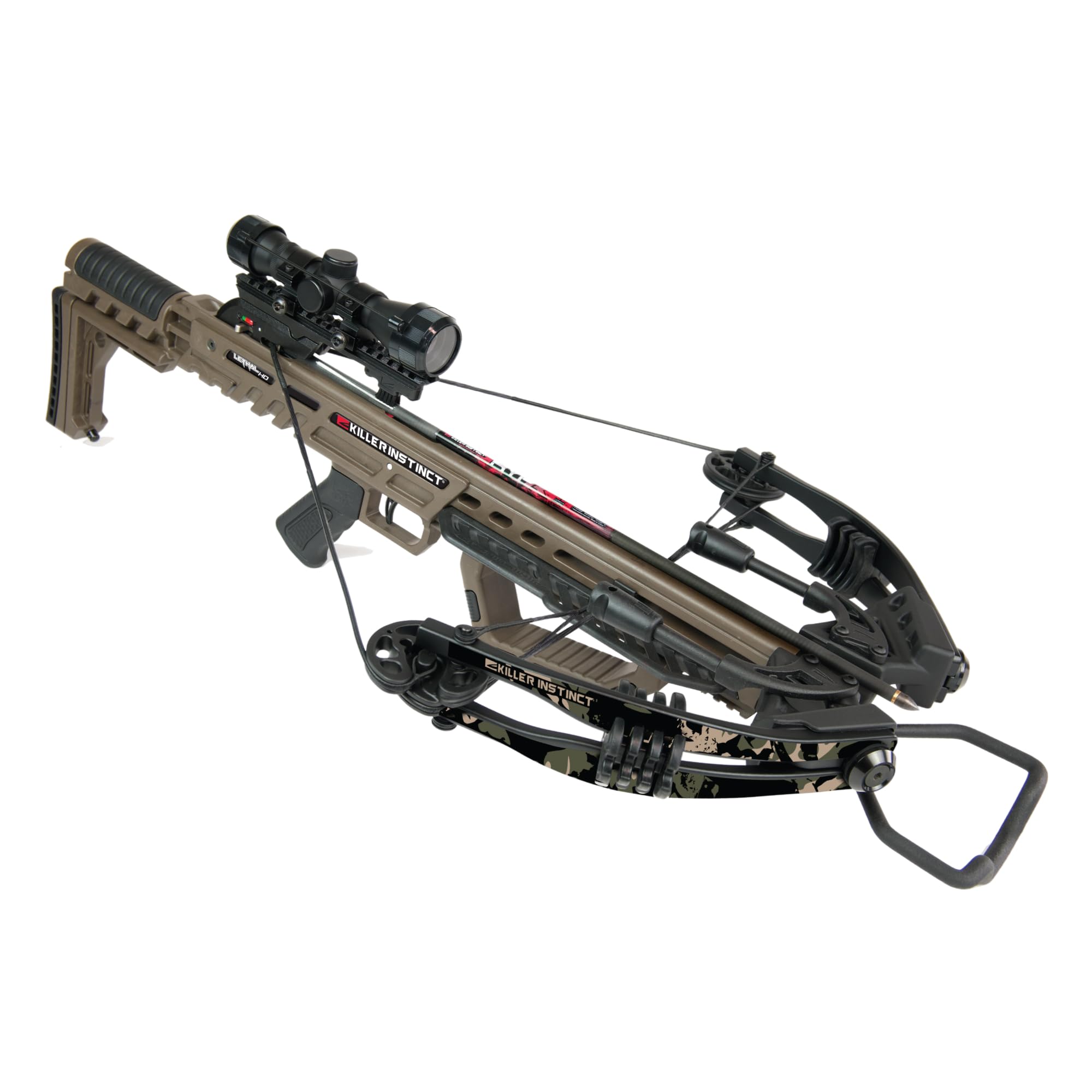 "Killer Instinct Lethal 405HD Crossbow Kit With Redesigned Stock"