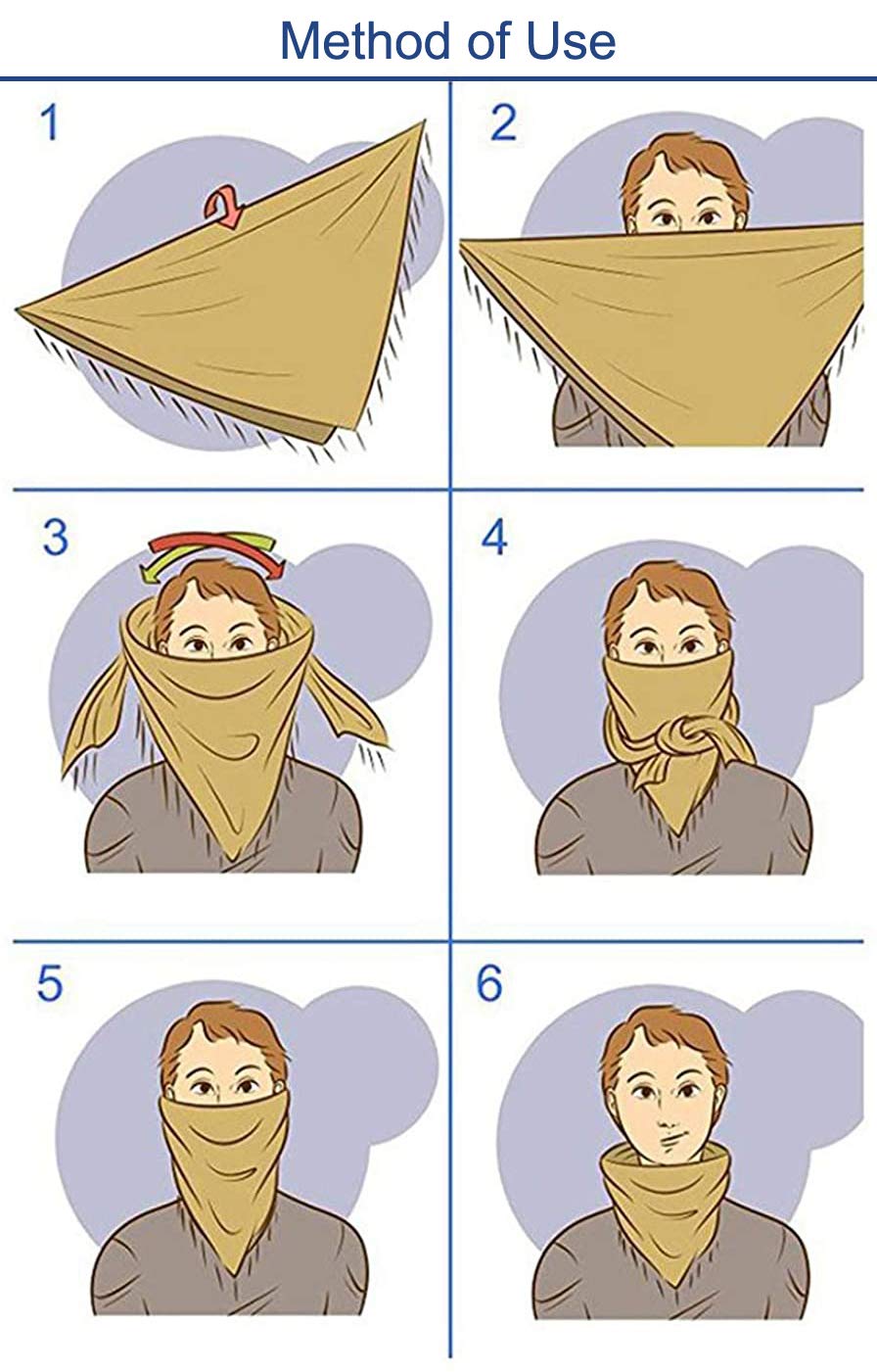 Luxns Military Shemagh Tactical Desert Scarf / 100% Cotton Keffiyeh Scarf Wrap for Men And Women