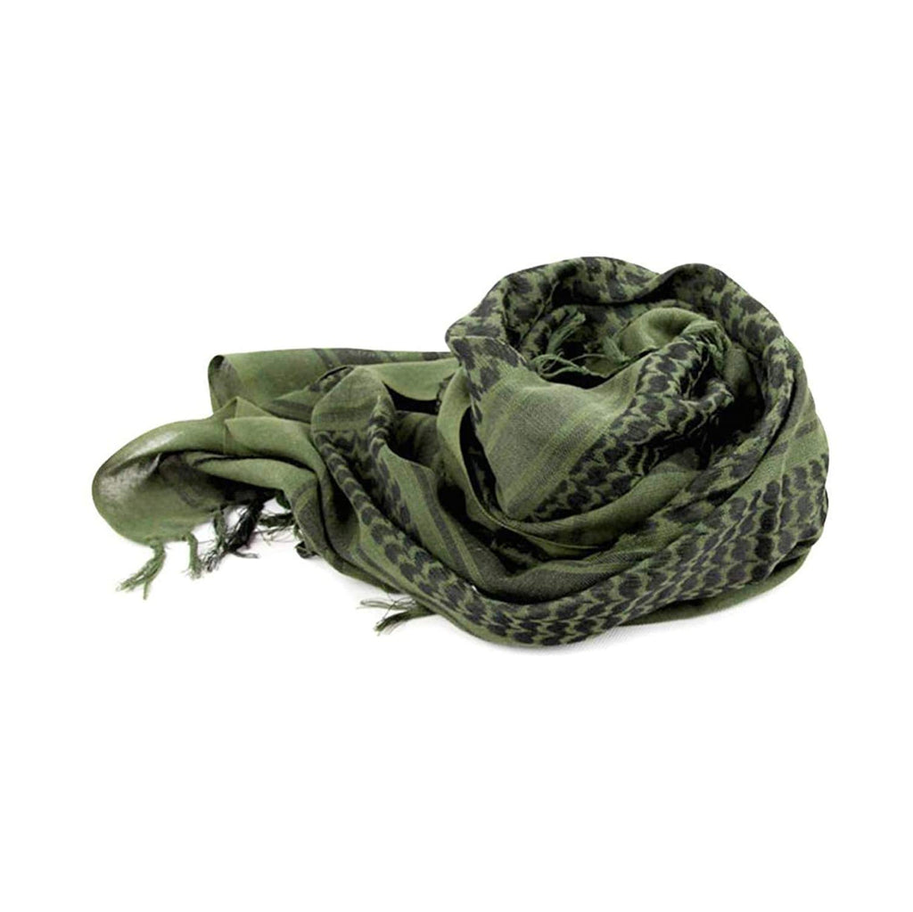 Luxns Military Shemagh Tactical Desert Scarf / 100% Cotton Keffiyeh Scarf Wrap for Men And Women