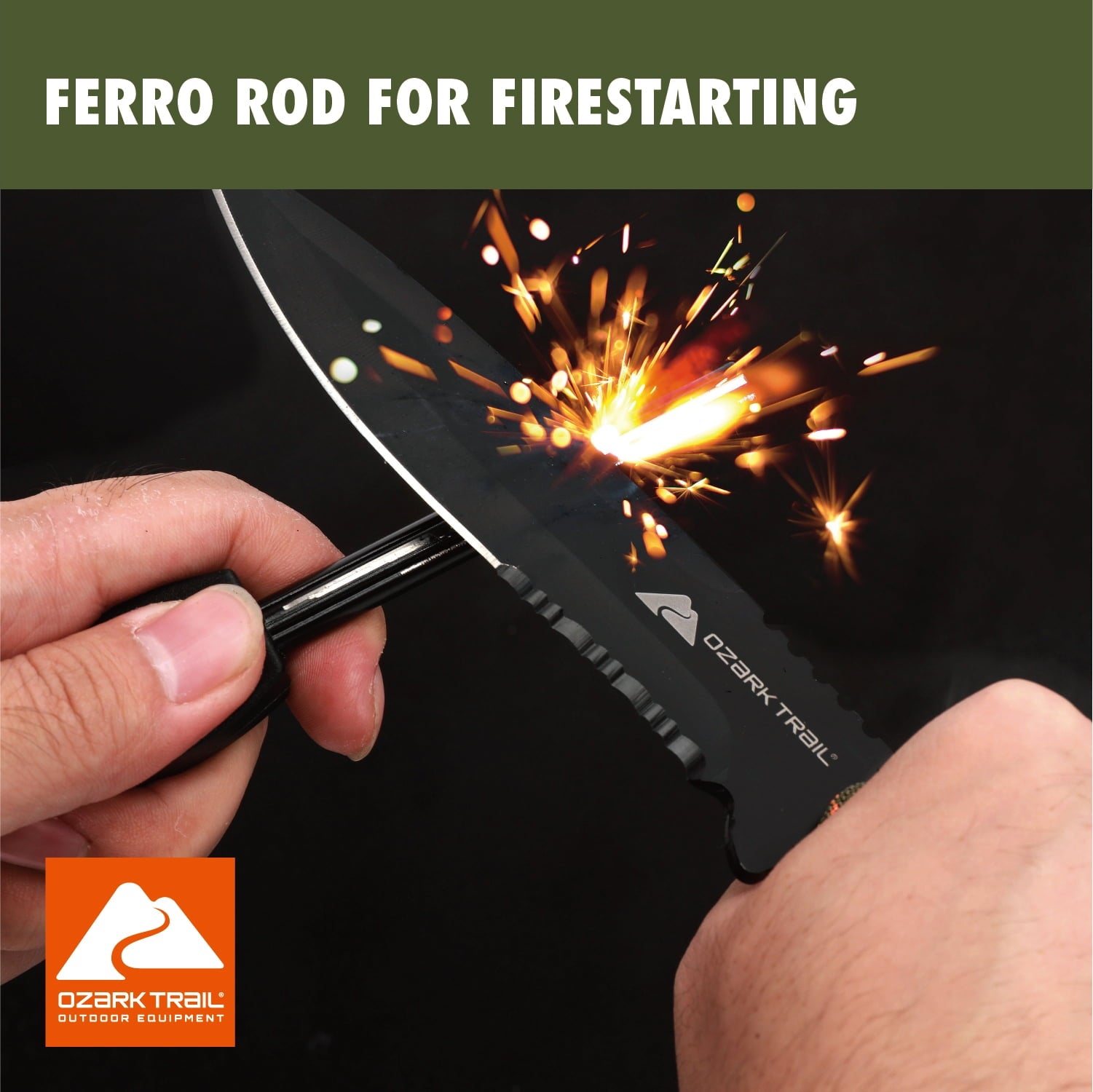 "12 Piece Ozark Trail Camping Outdoor Gear Kit"