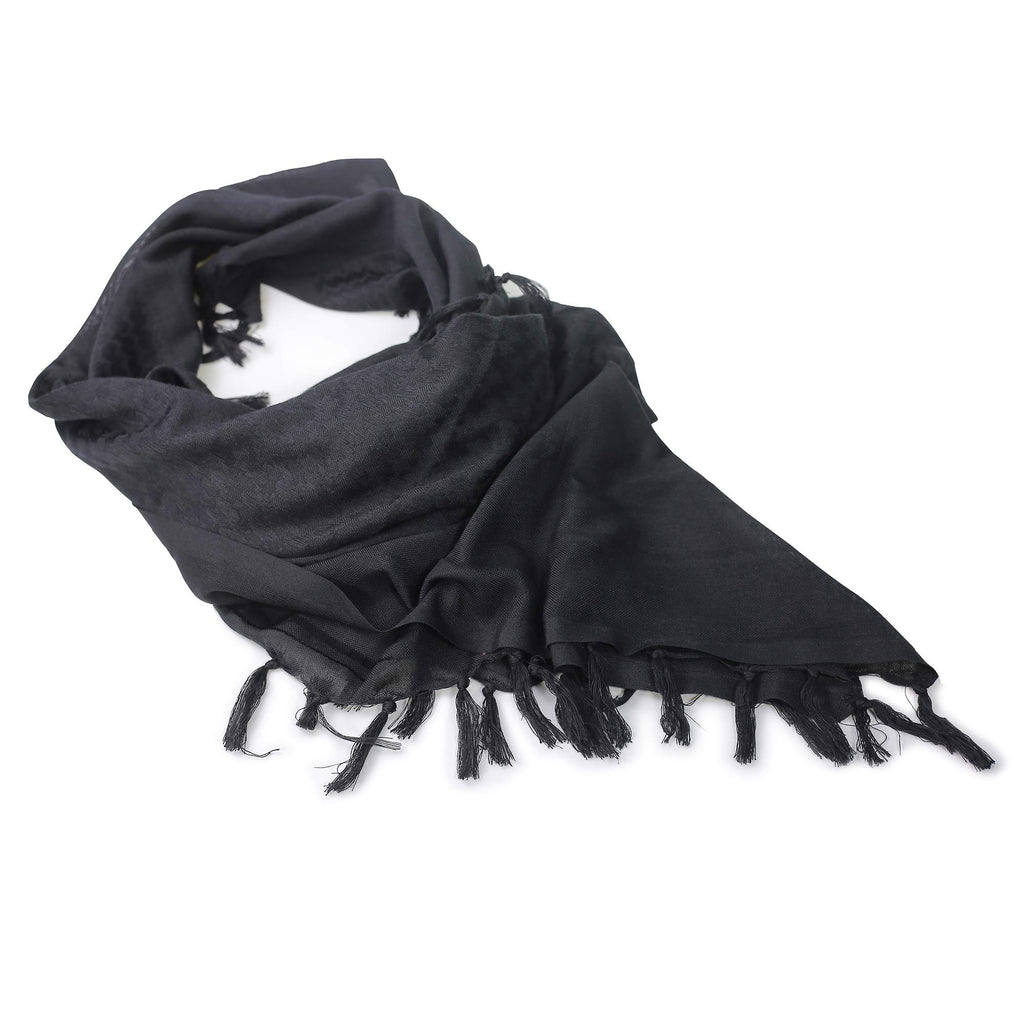 Luxns Military Shemagh Tactical Desert Scarf / 100% Cotton Keffiyeh Scarf Wrap for Men And Women