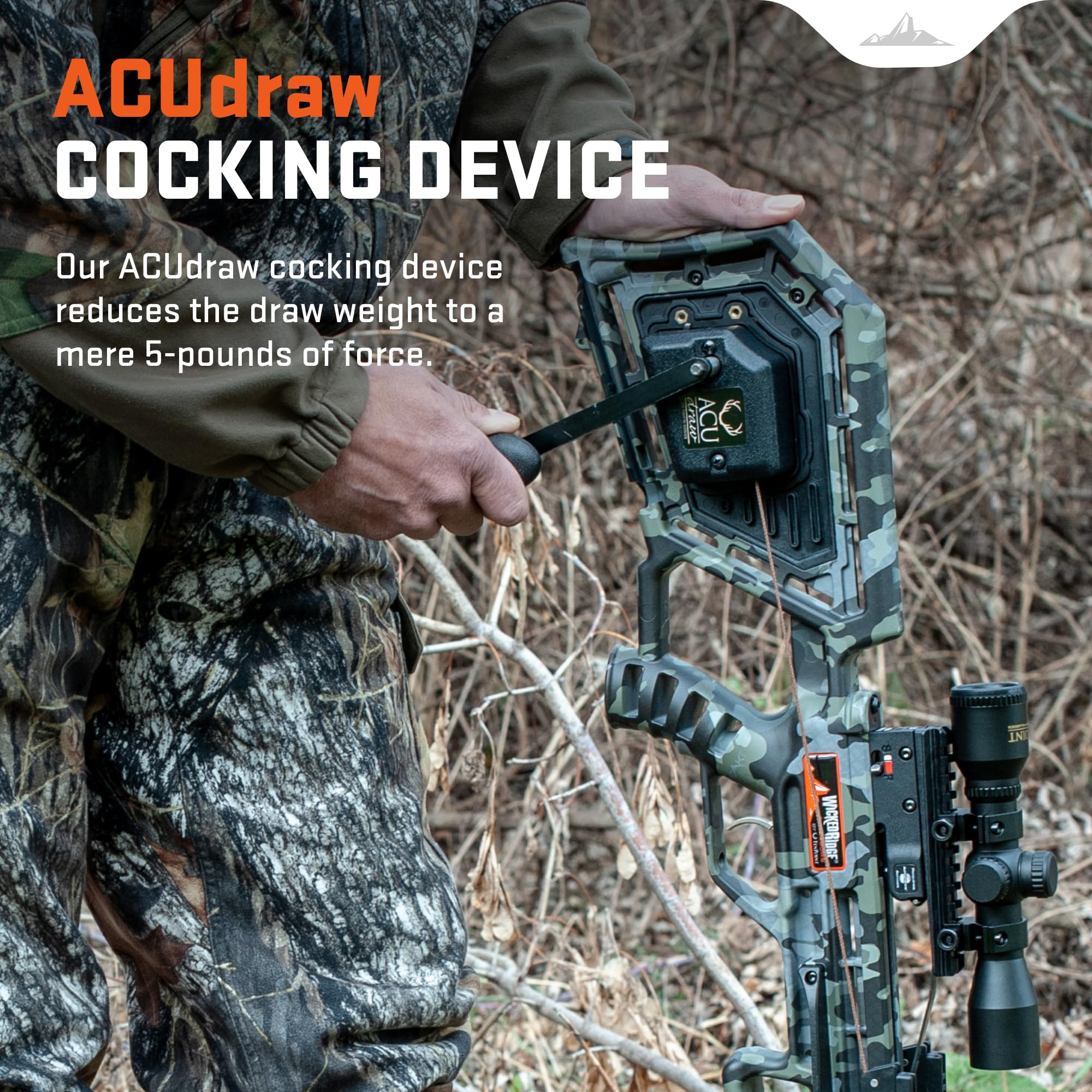 "Wicked Ridge Commander M1 380 FPS Crossbow - Peak Camo"