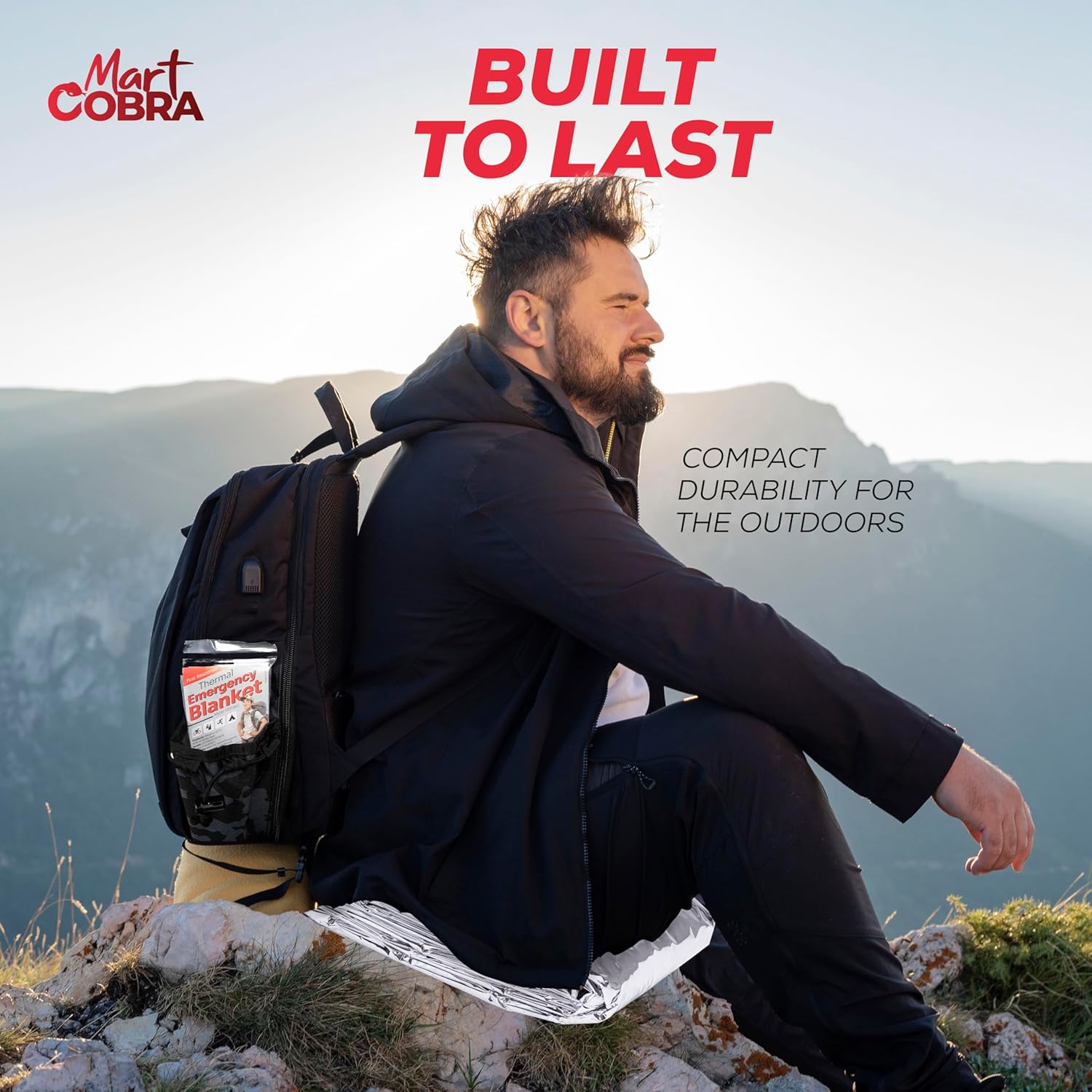 Emergency Blanket 4-Pack Space Blankets