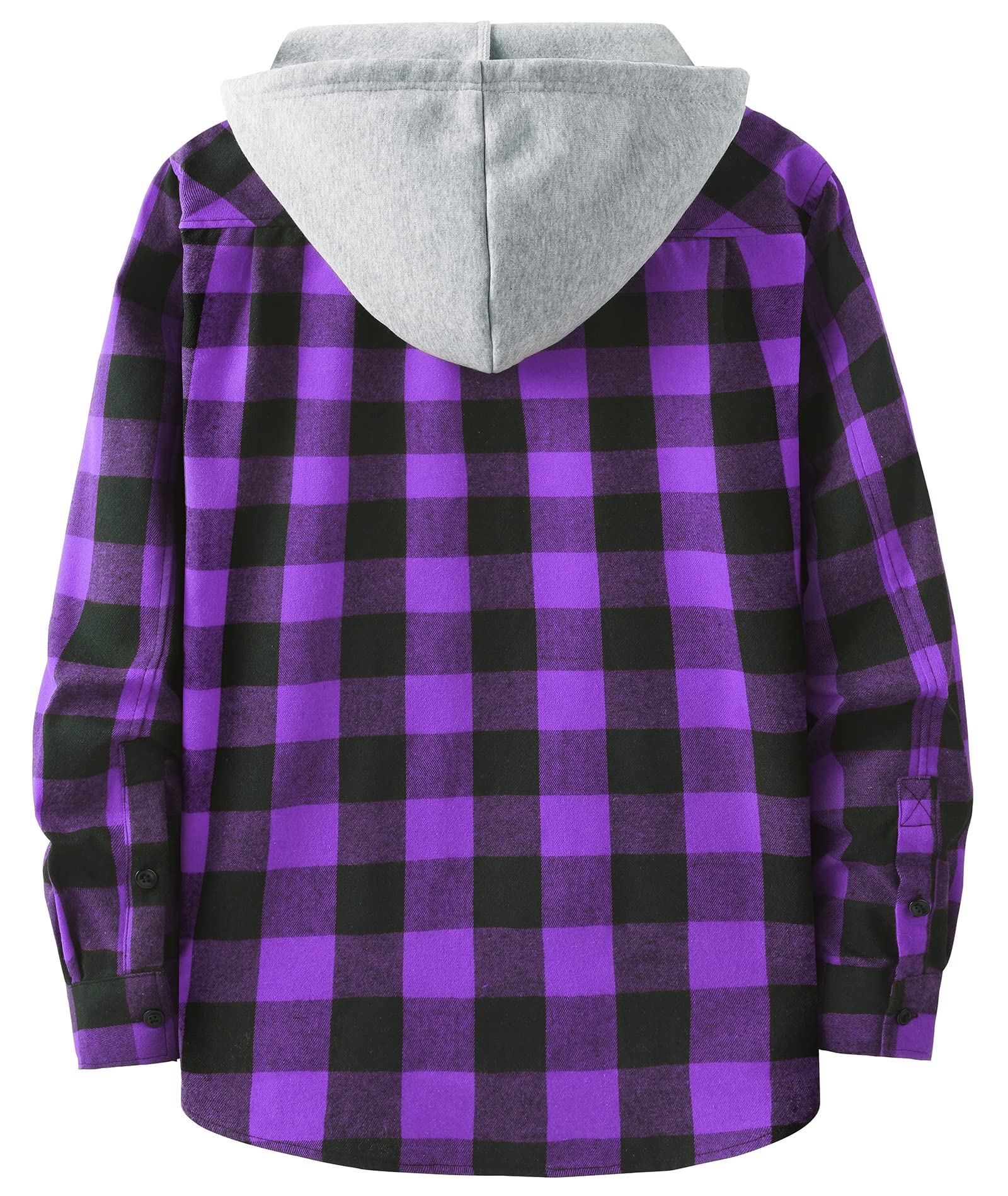 3 Pack Men's Flannel Hoodie Shirts