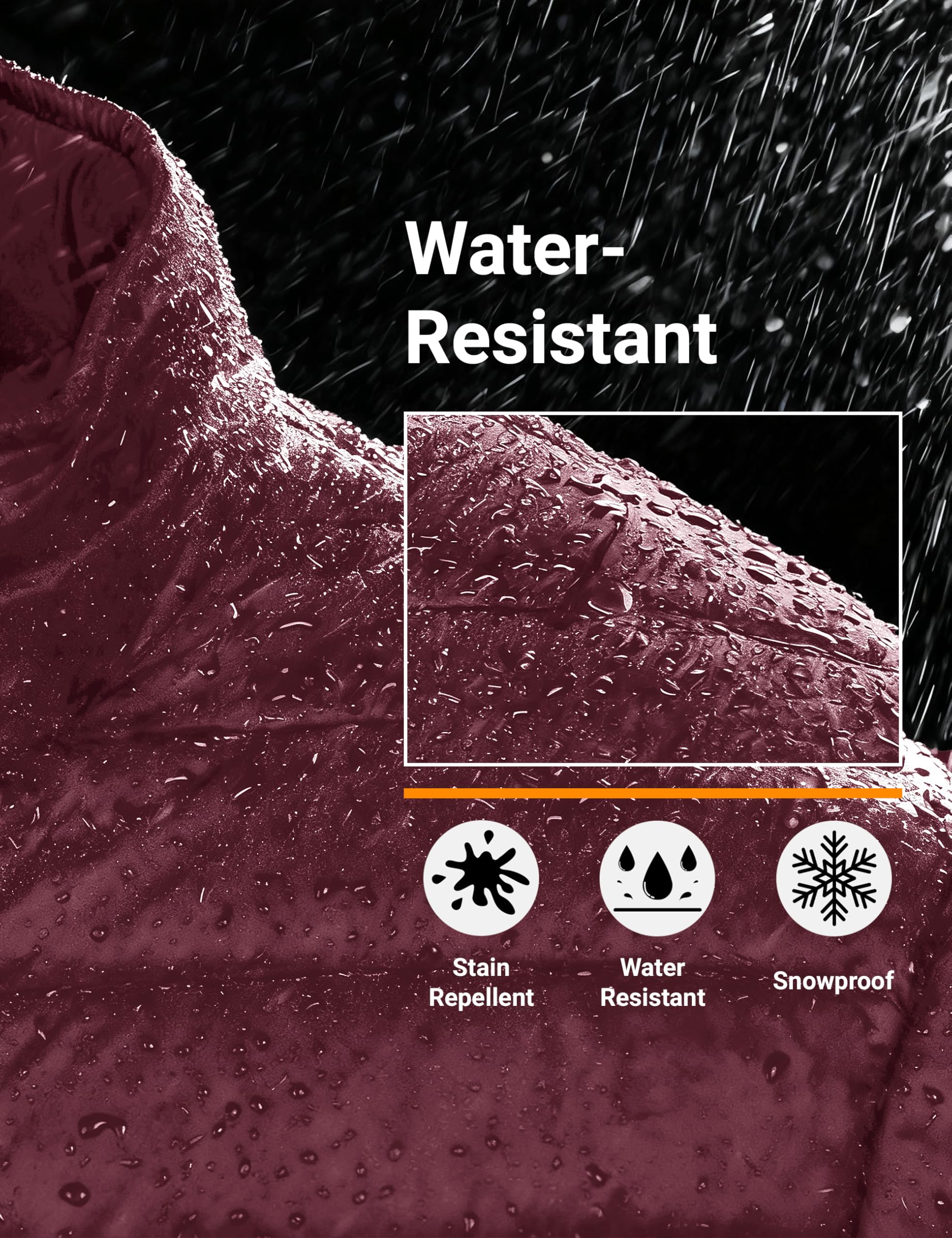 "Men's Lightweight Waterproof Hooded Puffer Jacket"