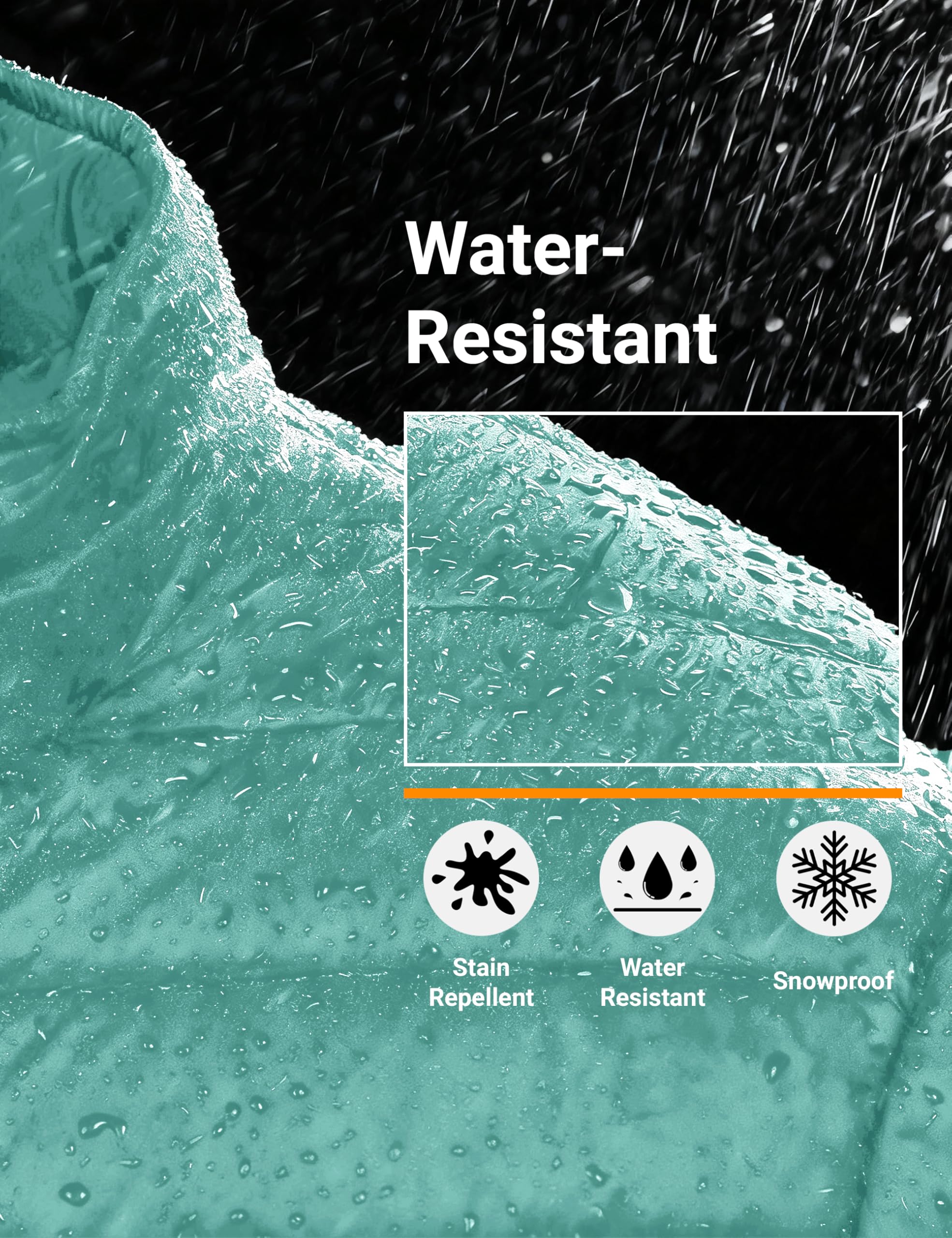 "Men's Lightweight Waterproof Hooded Puffer Jacket"