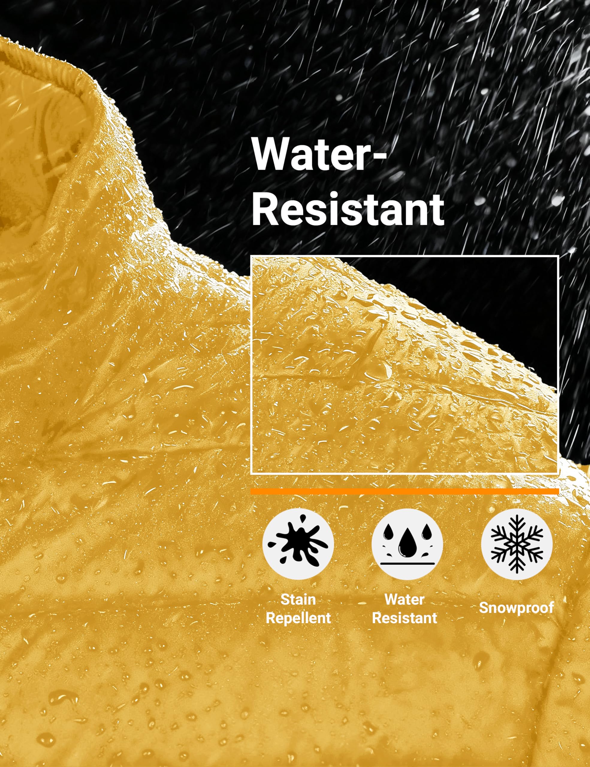 "Men's Lightweight Waterproof Hooded Puffer Jacket"