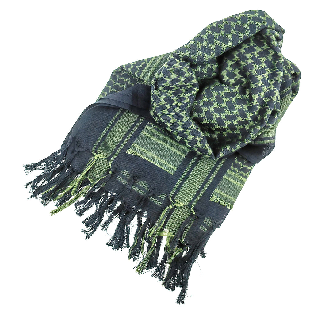 Luxns Military Shemagh Tactical Desert Scarf / 100% Cotton Keffiyeh Scarf Wrap for Men And Women